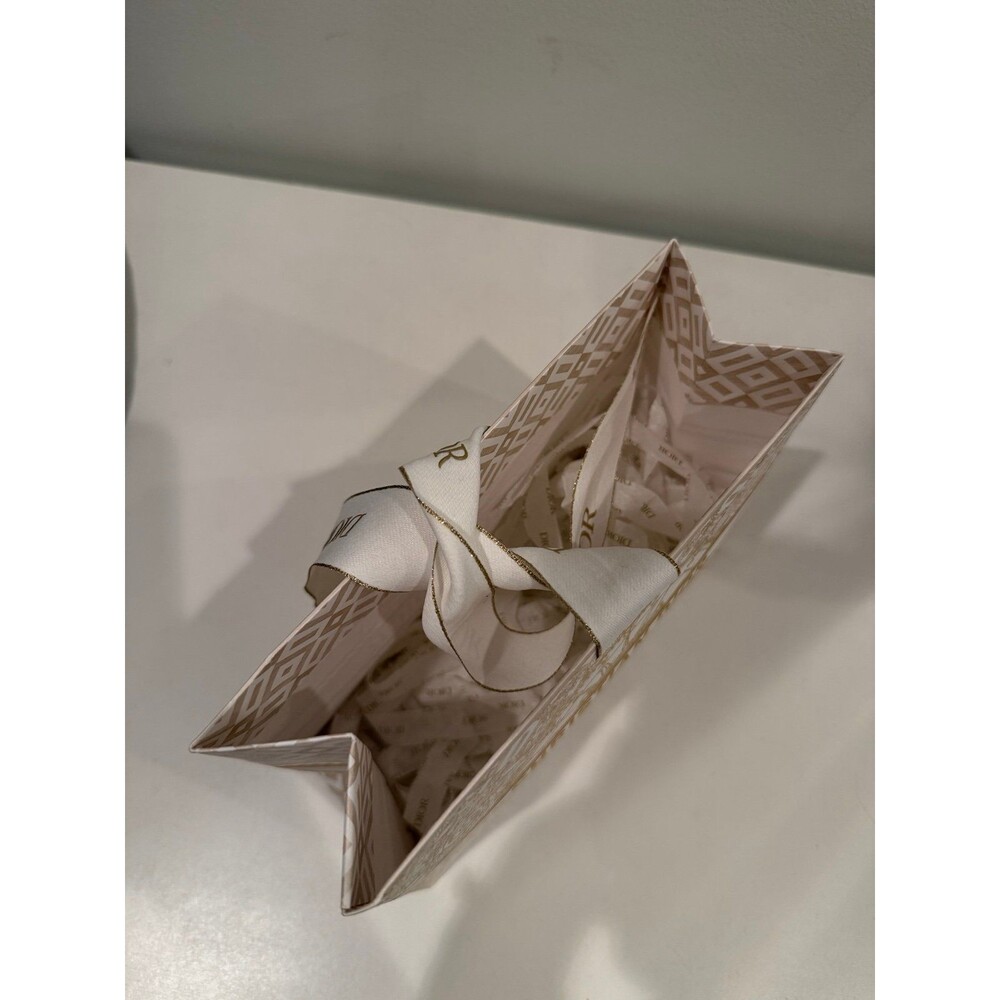 DIOR Gold & White Gift Bag - Small size - Picture 5 of 6